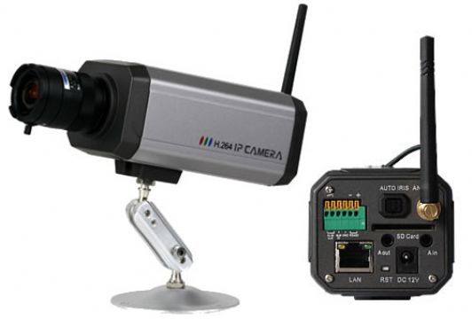  H.264视频压缩高清枪式网络摄像机
