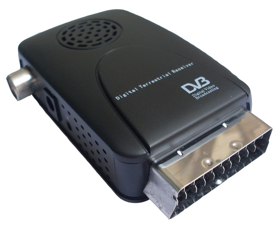 厂家供应SCART DVB-T无线数字电视盒 电视接收器 电视卡