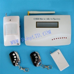 GSM液晶无线有线短信拨号可对讲报警器
