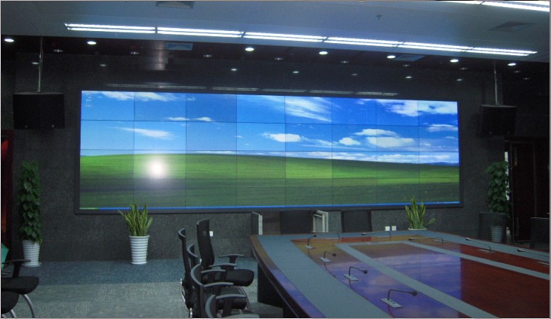 康佳视讯专业会议室液晶拼接墙解决方案