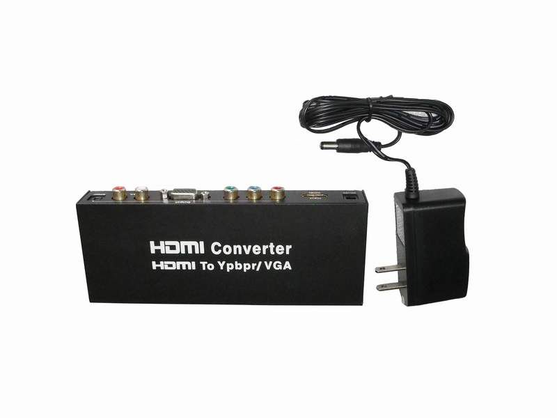 HDMI转VGA+YPBPR,hdmi converter