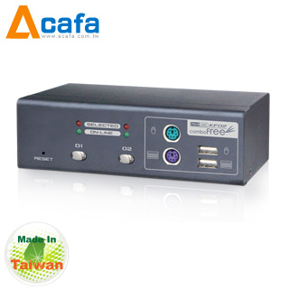 Acafa KF02 KVM自由介面电脑切换器 台湾制造