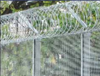 监狱护栏网、358监狱防爬网、监狱围栏网、监狱刺绳护栏刀片网价优