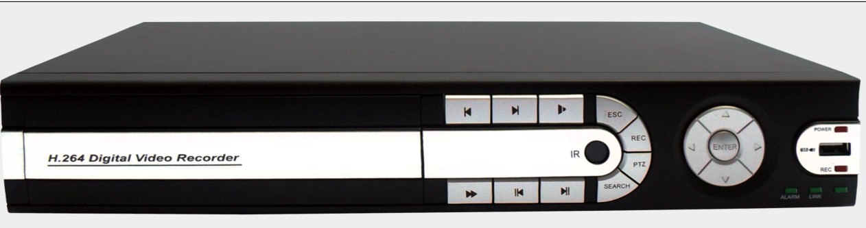 高清HDMI4路全D1硬盘录像机支持刻录功能