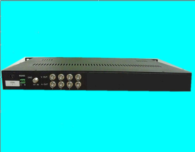 4路音 视频解调器带RS485数据