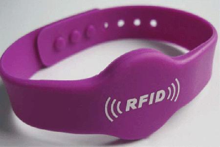 （新型）反扣式RFID硅胶手腕带,创新佳RFID手腕带