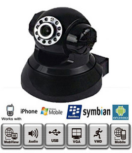 H.264 无线摄像机 机器人IP camera 远程监控送域名