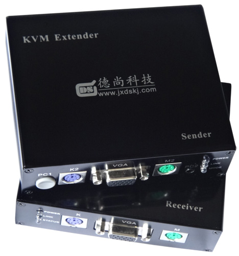 KVM传输器键鼠VGA延长器KVM延长器