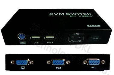 USB接口KVM切换器2切1