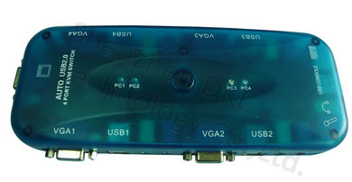 USB接口KVM切换器4切1带音频