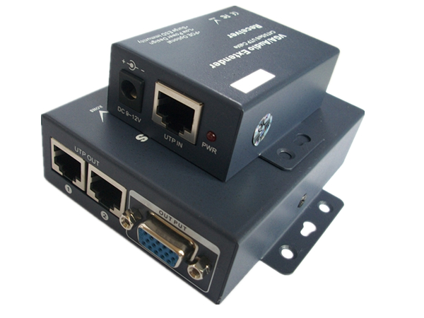 鹏讯工业级高清VGA网线延长器VGA转网线传输器厂家直销