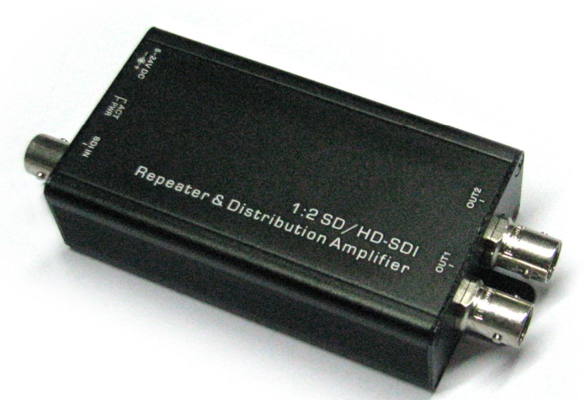 1路 分2路SD/HD-SDI分配中继器(ND1102BD)