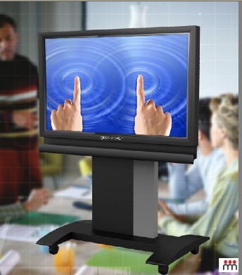 教学专用55寸触摸显示器电脑一体机