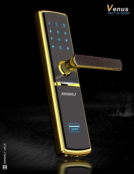 德国凯迪仕智能锁密码锁磁卡锁防盗门刷卡锁电子锁5088型