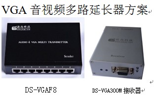 vga多路延长器，VGA 放大器，vga中继器，vga延长器