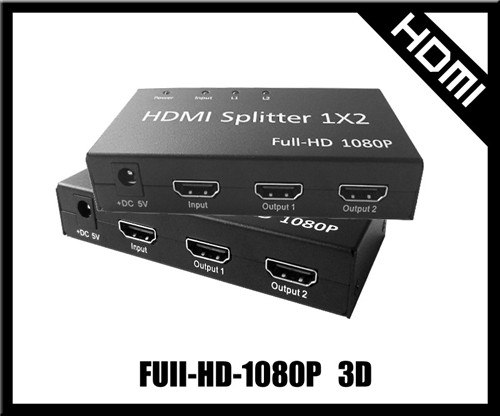 HDMI分配器一进二出分配器一分二出厂价分配器支持3D