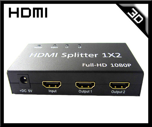 HDMI分配器一进二出厂价分配器支持3D