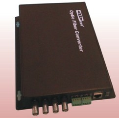 MZR 单纤单模4路视频光端机
