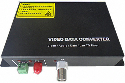 1路视频+1路反向485控制数据光端机