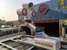 车载1.8米倒伏式车载式升降照明监控系统		