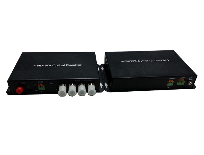 4路单纤HD-SDI高清视频光端机-1080P