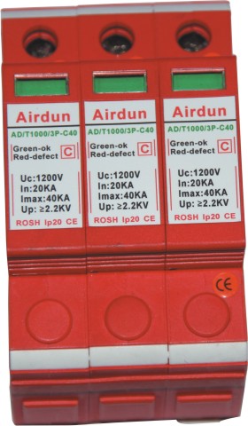 1000V光伏防雷器:AD/T1000/3P-B60