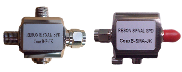 高频线路上感应的雷电高压脉冲 直通天馈信号防雷器