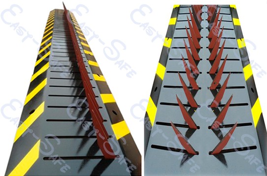 上海市政府因羿赛安防的钢板式路障破胎器产品质量好以及服务周到并采纳该方案。