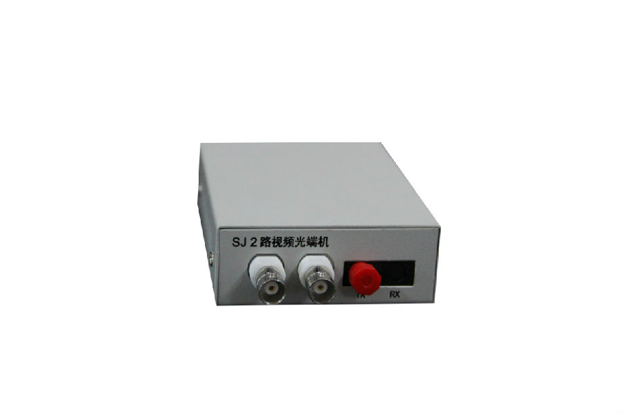 2路视频光端机，带1路反向数据（1对），视频、数据口带防雷保护