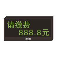 CITEK 城智 收费显示屏