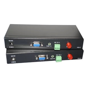 VGA光端机 VGA视频+音频Audio+串口RS232 单纤VGA转光纤 1080P