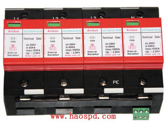 690V电源防雷器:AD/T690/4P-B100