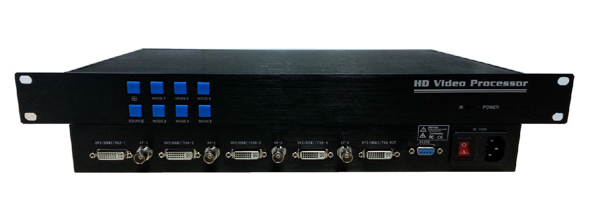 HDMI/VGA/AV/DVI四画面分割器/合成器/分屏器