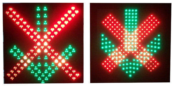 车道信号灯 红叉绿箭 雨棚灯