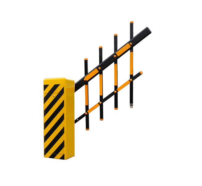国超智能道闸 二栏栅栏杆道闸  GCZN-D215SM标准黄带条二栏栅栏杆道闸