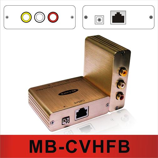 复合音视频延长器，迈贝科技专业生产厂家   MB-CVHFB