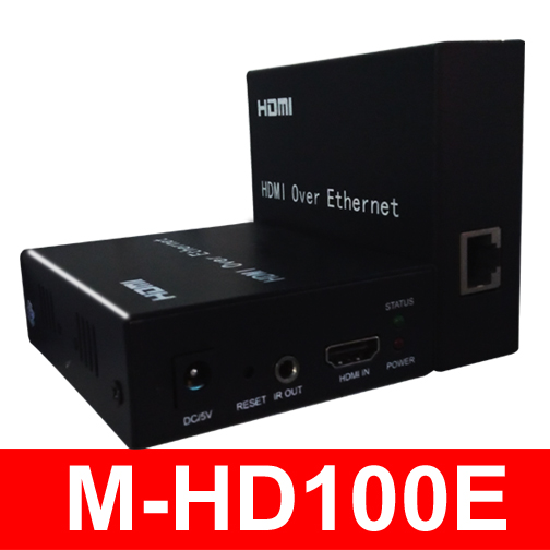100米HDMI延长器，可通过局域网实现多级联接   M-HD100E