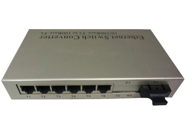 供应电信级百兆一光6电光纤交换机 IP监控 专业数字监控