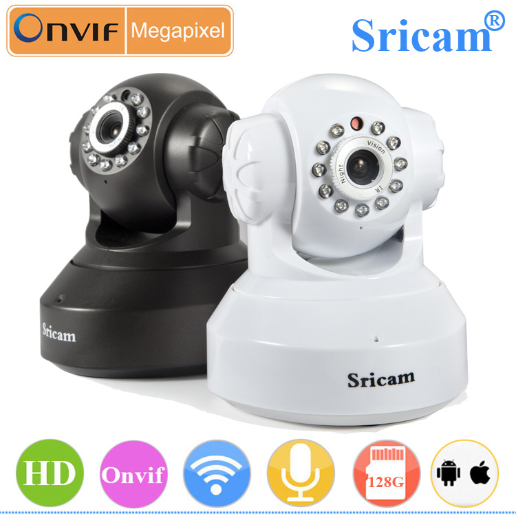 sricam无线wifi监控摄像机720P云台机 