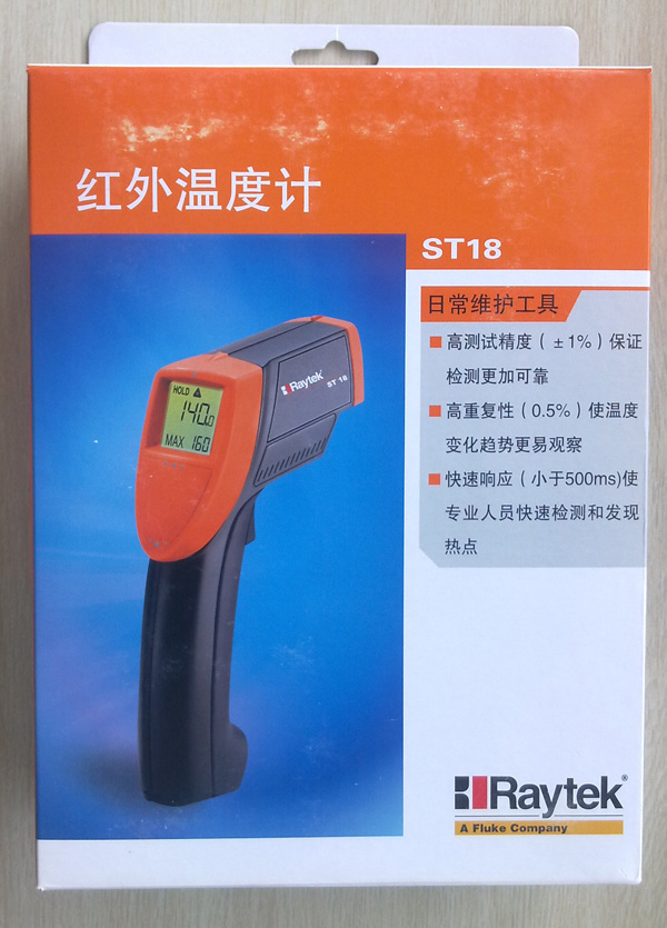 美国雷泰红外测温仪ST18红外温度计500度