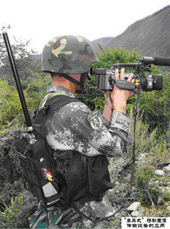 移动视频COFDM无线传输无线图传 单兵背负式无线图像传输系统