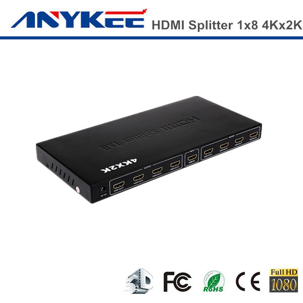HDMI分配器1分8，1.4版 pi方案 4K*2K  1080P