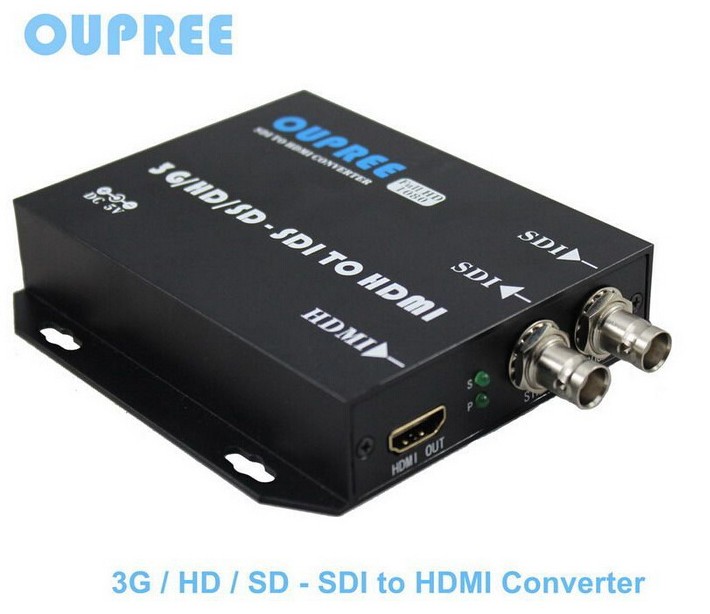 SDI转HDMI/DVI转换器 1080P环路视频2U机箱