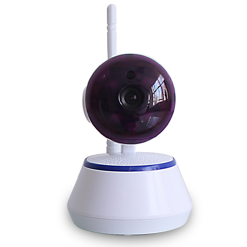 无线监控器wifi 高清夜视网络摄像头 智能安防手机监控 摇头机