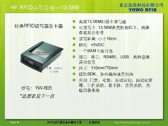 USB射频卡RFID读写器