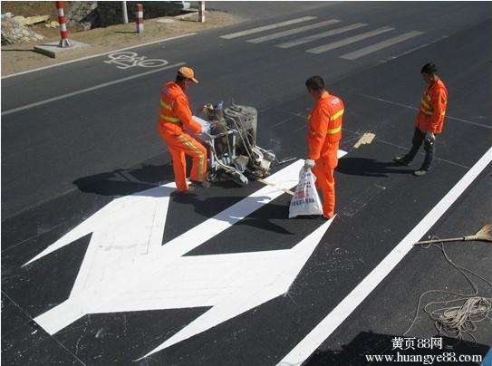 深圳热熔划线 停车位划线 环氧地坪漆 标线施工