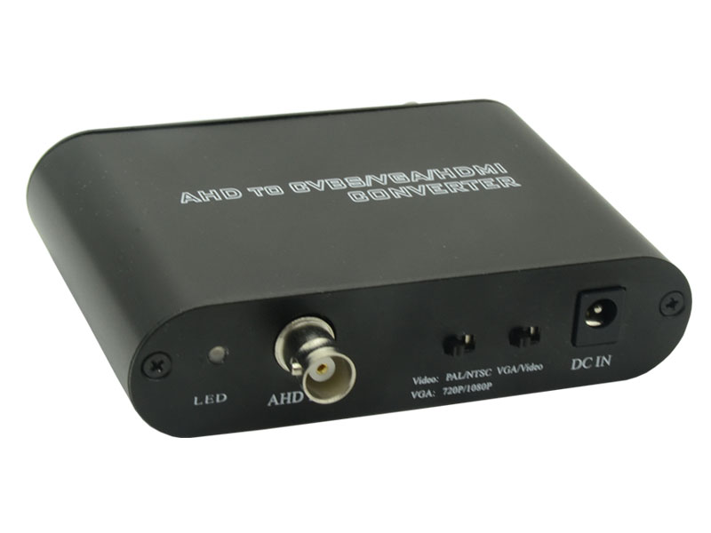 麦恩AHD转HDMI/CVBS/VGA 720P输入视频转换器 AHD摄像机接电视