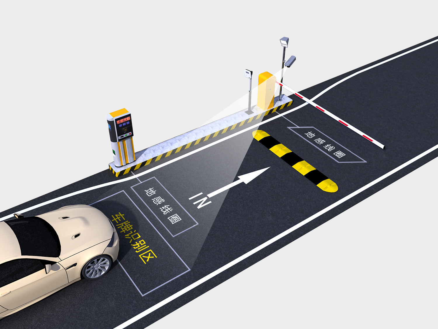 停车场系统科技：高清车牌识别系统