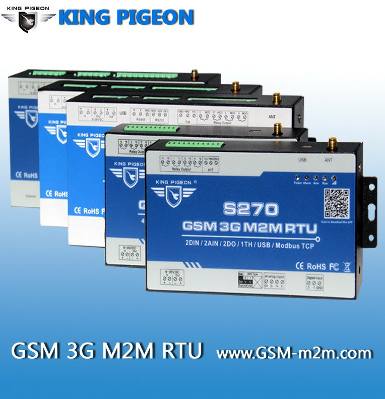 GSM GPRS 3G远程控制终端防盗接线式报警器 S270