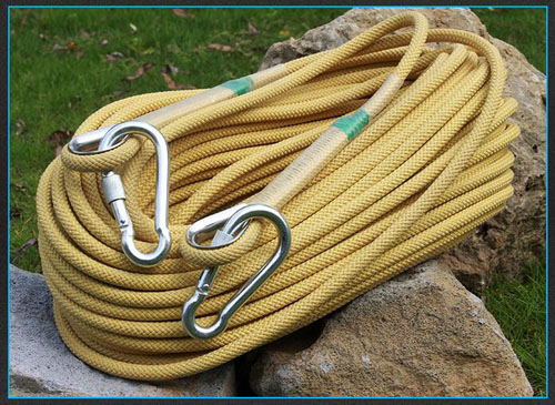 高强度耐热耐腐蚀凯夫拉材质防火绳 芳纶消防安全绳